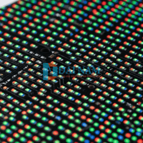 Cận cảnh module màn hình led p1.86 trong nhà với bóng LED SMD1515 siêu nét