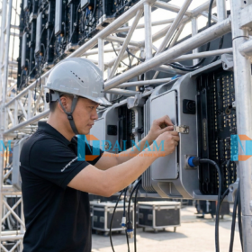 Thi công màn hình led sự kiện Đại Nam Groups