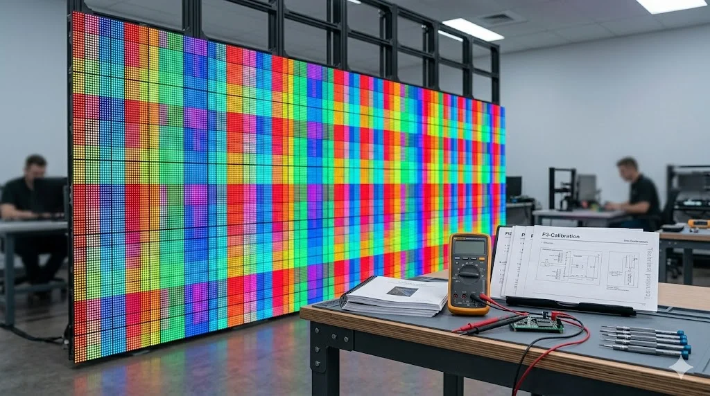 Bảng báo giá và kiểm định chất lượng tại công ty làm màn hình led p3 Dainamgroups
