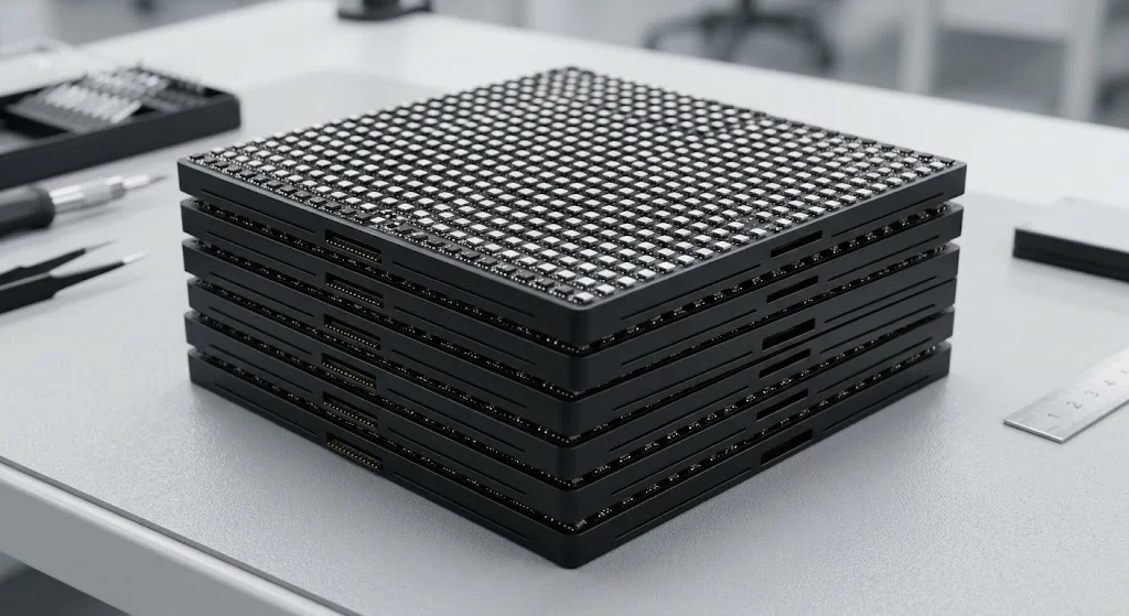 Chi tiết linh kiện cao cấp của công ty lắp màn hình led p2 chất lượng.