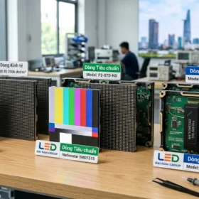 Bảng phân loại linh kiện chính hãng tại công ty lắp màn hình led p2 Đại Nam