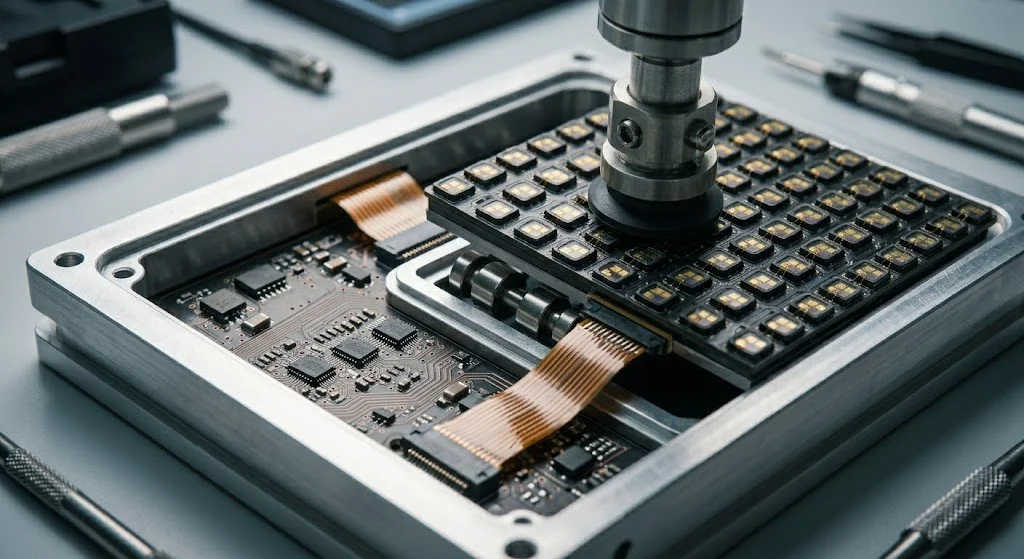 Cấu tạo nam châm mặt trước của công ty lắp màn hình led p2 Đại Nam.