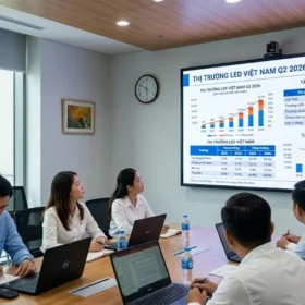 Lắp đặt màn hình led p2 hội trường nhỏ phù hợp cho không gian phòng họp hẹp