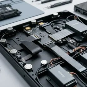 Chi tiết linh kiện và hệ thống khung xương nam châm của màn hình led p2 hội trường nhỏ