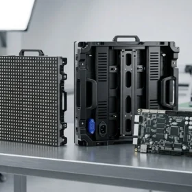 Báo giá trọn gói màn hình led P3 bao gồm module, tủ điện, khung sắt.