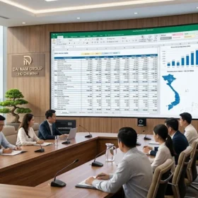 Ứng dụng màn hình led p3 indoor hiển thị số liệu sắc nét trong phòng họp doanh nghiệp