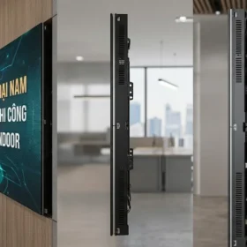 Thiết kế cabinet nhôm đúc siêu mỏng của màn hình led p3 indoor