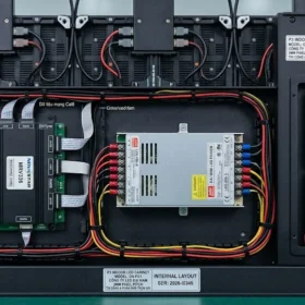 Chi tiết cấu tạo linh kiện và hệ thống tản nhiệt màn hình led p3 indoor