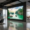 Toàn cảnh màn hình led p4 ngoài trời lắp đặt tại showroom hiện đại của LED Đại Nam