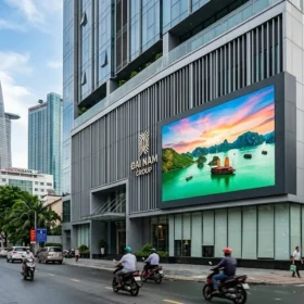 Màn hình led p4 ngoài trời hiển thị sắc nét với mật độ điểm ảnh cao