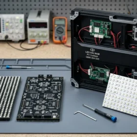 Báo giá màn hình led p4 ngoài trời đi kèm linh kiện chip LED Nationstar chính hãng