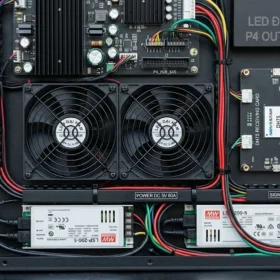 Chi tiết cấu tạo bên trong và hệ thống tản nhiệt của màn hình led p4 ngoài trời