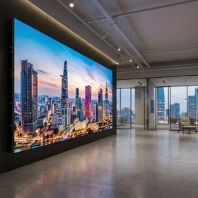 Màn hình led P5 trong nhà lắp đặt trọn gói chuyên nghiệp tại showroom LED Đại Nam