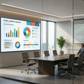 So sánh độ sáng vượt trội của màn hình LED phòng họp so với máy chiếu truyền thống