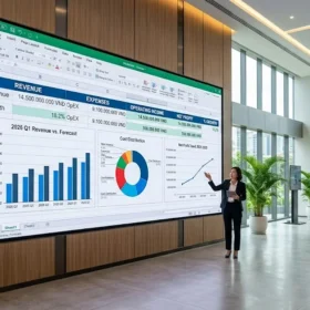 Báo giá và chất lượng hiển thị thực tế khi thi công màn hình led hội trường trọn gói