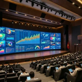 Tư vấn chọn dòng P phù hợp khi thi công màn hình LED hội trường cho cơ quan nhà nước