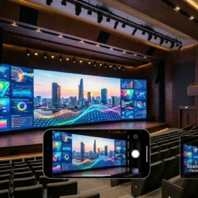 Tần số quét cao 3840Hz đảm bảo chất lượng hình ảnh khi thi công màn hình LED hội trường