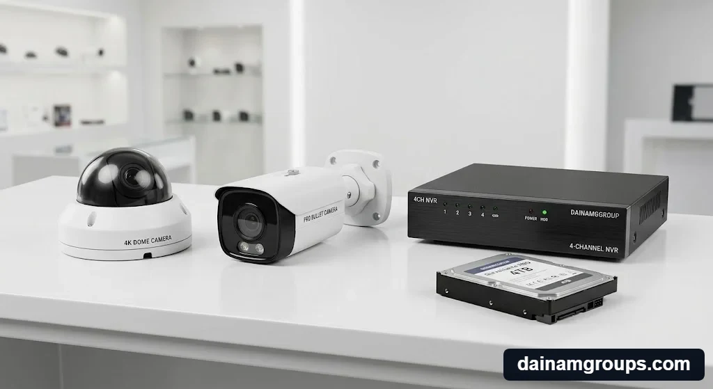 Dịch vụ cung cấp và báo giá chi phí lắp đặt hệ thống camera chống trộm trọn gói cho gia đình