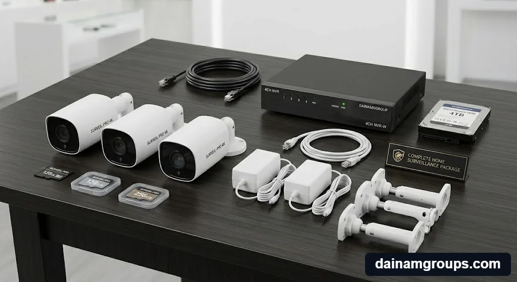 Phân khúc không dây trong báo giá chi phí lắp đặt hệ thống camera chống trộm trọn gói cho gia đình