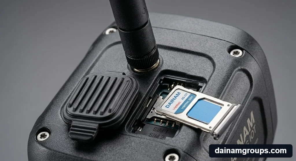 Cấu tạo chi tiết liên quan Hướng dẫn cài đặt cấu hình APN cho camera lắp sim 3g 4g