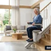Tổng quan mẫu Thang máy ghế điện cầu thang cho người già hiện đại sang trọng