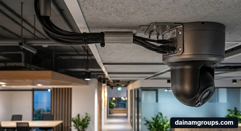 Cận cảnh kỹ thuật Vị trí và góc lắp đặt camera chống trộm tối ưu để kích hoạt cảm biến báo động